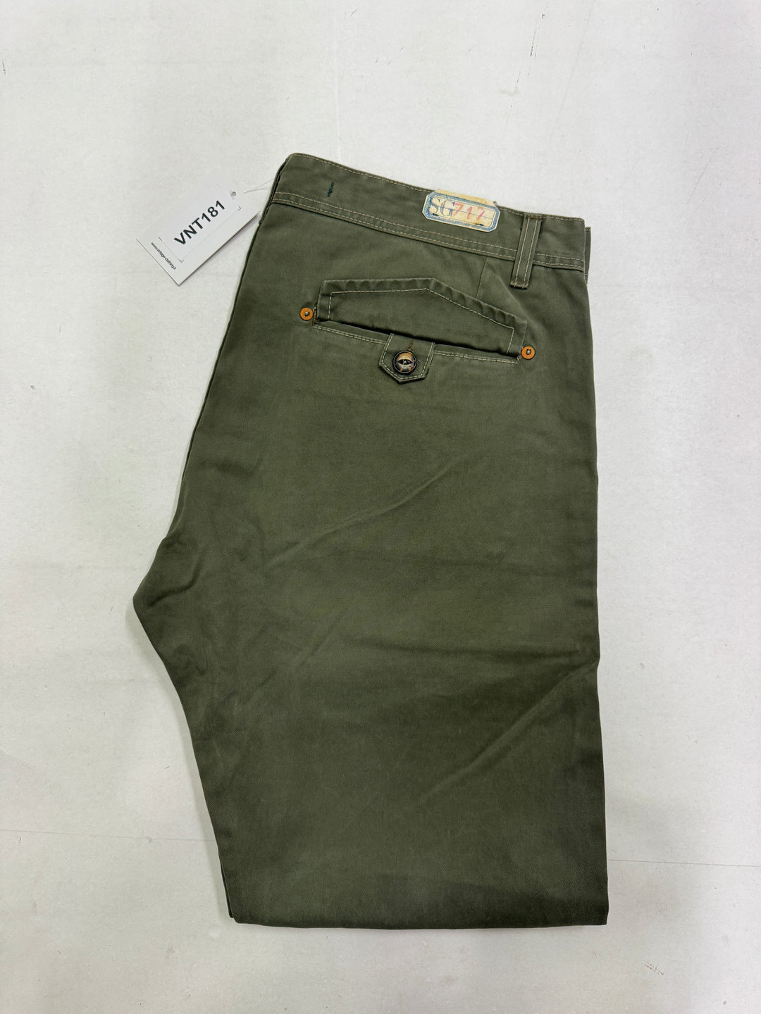 Scarti-Lab 120 W38 chino pants jeans nuovo con cartellino Deadstock