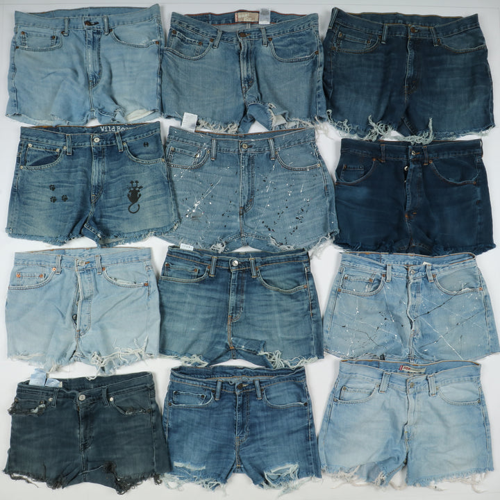 Levis short jeans donna box da 63pz denim e nero Levi's