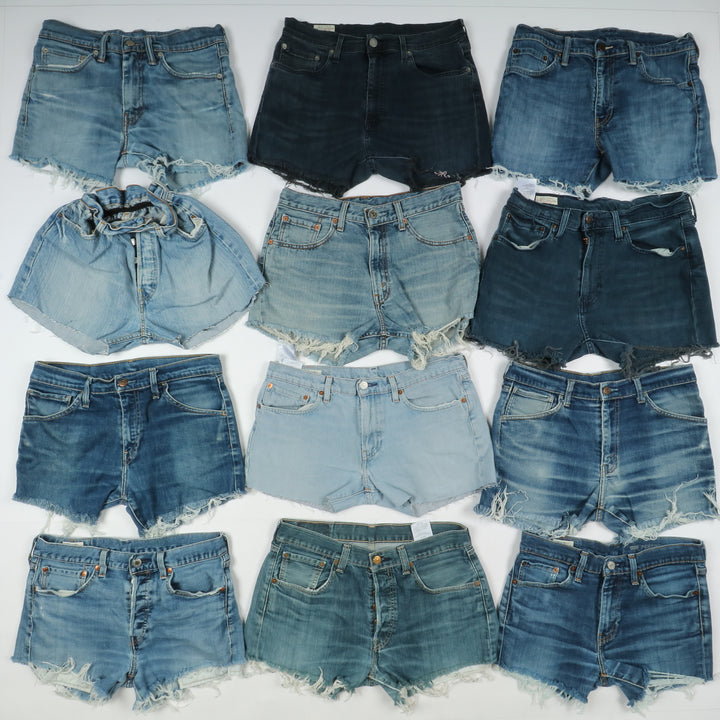 Levis short jeans donna box da 63pz denim e nero Levi's