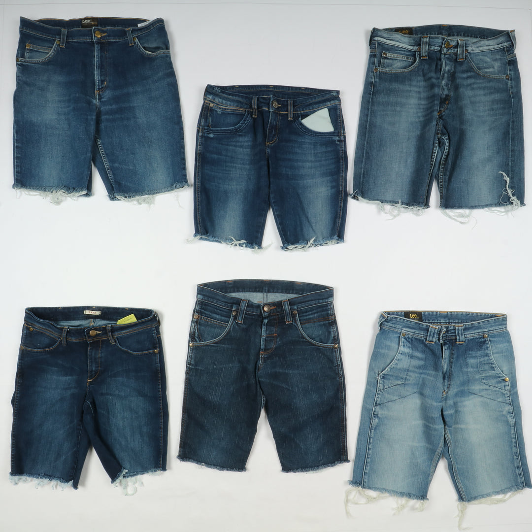 Lee e Wrangler bermuda uomo vintage box da 58pz jeans custom