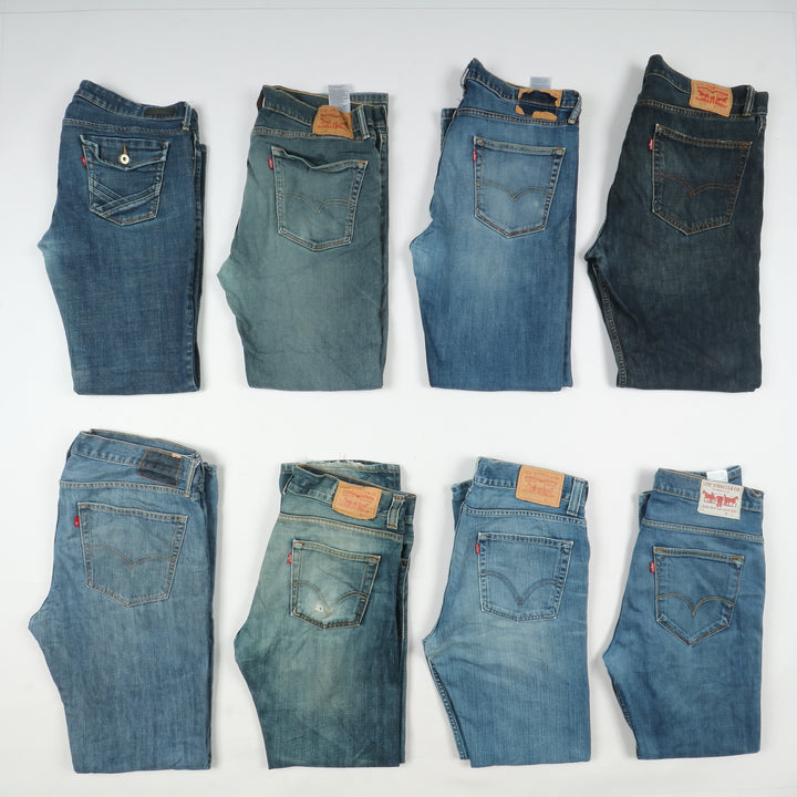 Levi's ZIP fly, Grado A+B, stock da 39pz Levis jeans Uomo e Donna Denim