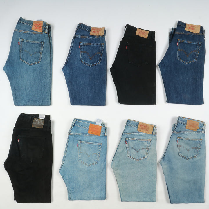 Levi's 501 grado A box da 29pz uomo e donna denim e mix color