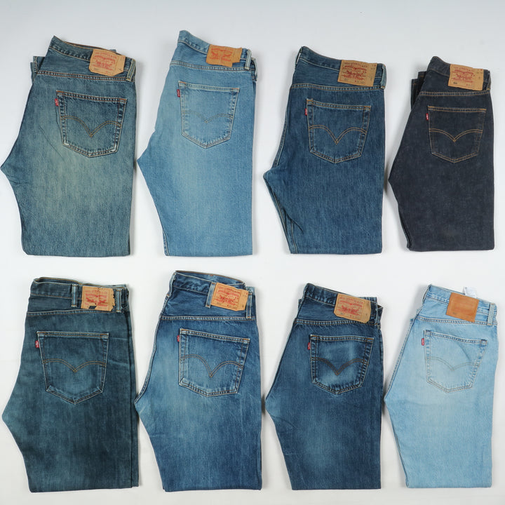 Levi's 501 grado A box da 29pz uomo e donna denim e mix color