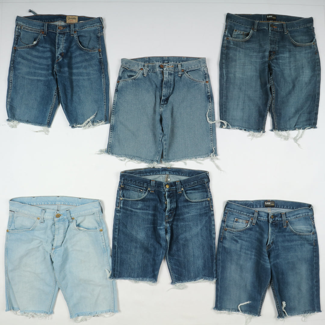 Lee e Wrangler bermuda short uomo e donna Box da 58pz