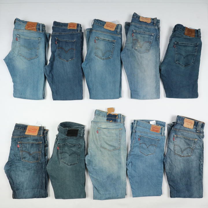 Levi's ZIP fly, Grado A+B, stock da 39pz Levis jeans Uomo e Donna Denim