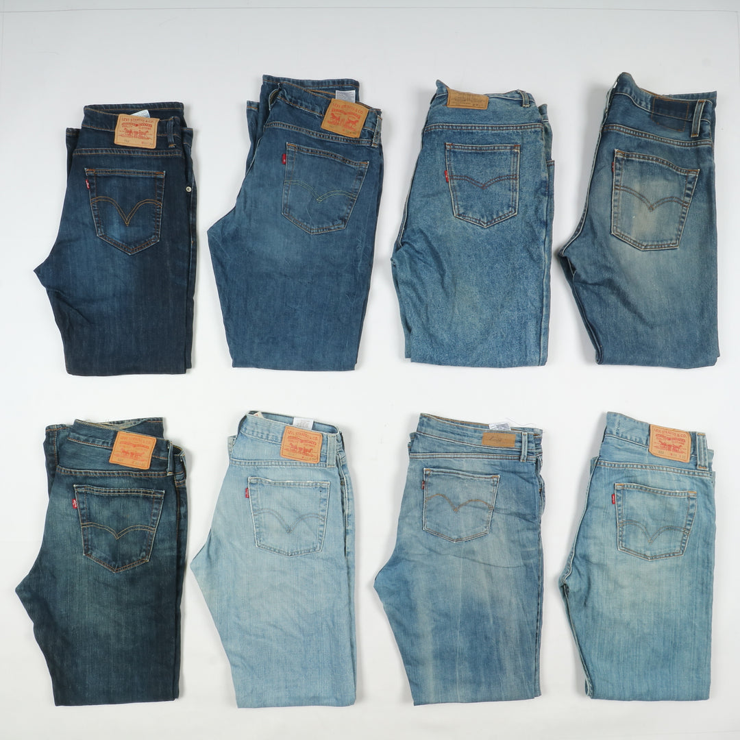 Levi's ZIP fly, Grado A+B, stock da 39pz Levis jeans Uomo e Donna Denim