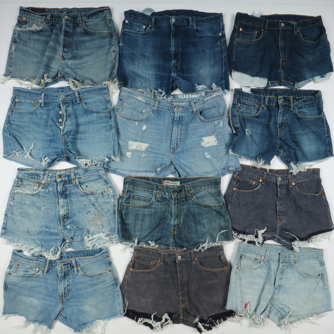 Levis short jeans donna box da 62pz denim e nero Levi's