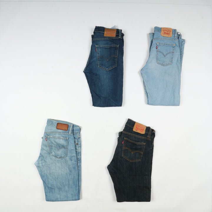 Levi's ZIP fly, Grado A+B, stock da 40pz Levis jeans Uomo e Donna Denim