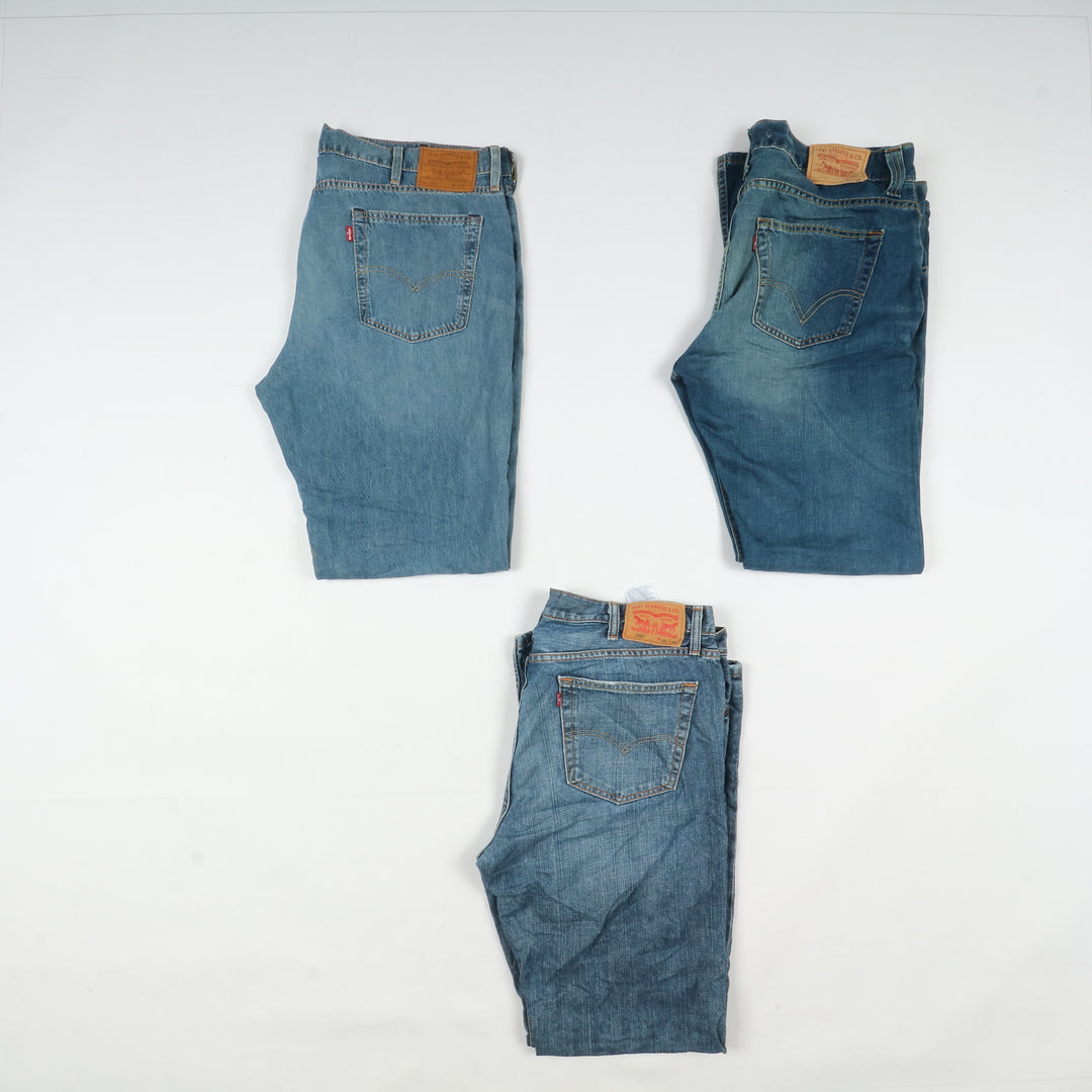 Levi's ZIP fly, Grado A+B, stock da 39pz Levis jeans Uomo e Donna Denim