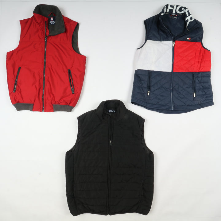 Box Tommy Hilfiger e Chaps giubbini invernali stock da 12pz